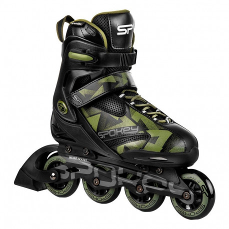 Spokey rulluisud Makan BK/GR 929324-926984-926985, must-roheline