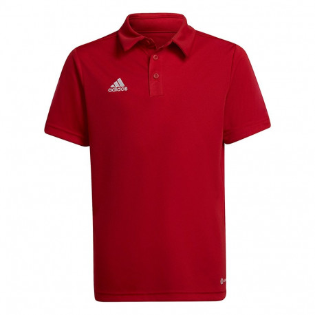 Koszulka dla dzieci adidas Entrada 22 Polo czerwona H57495