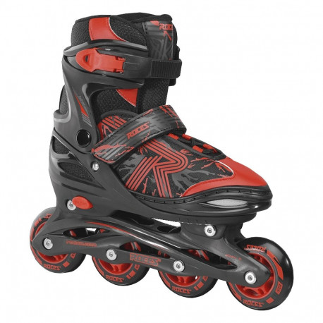 Łyżworolki Roces Jokey 3.0 Boy czarno-czerwone 400845 02