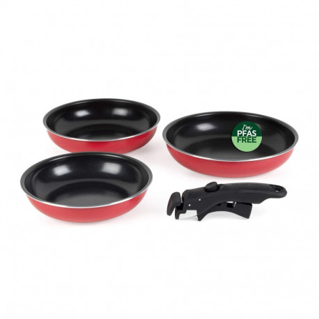 Russell Hobbs RH03995 Riviera 4-Piece Smart Clip Fry Pan Set