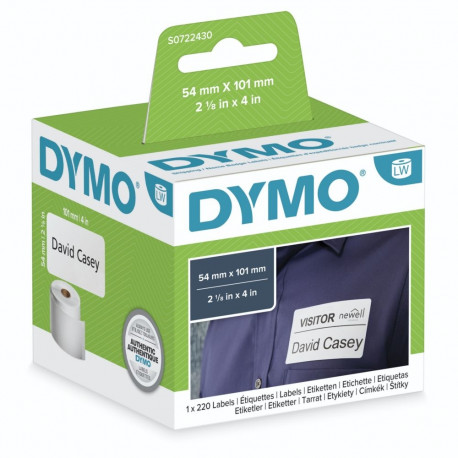 Labels DYMO LabelWriter 54x101 mm, 220 pcs. / S0722430 99014