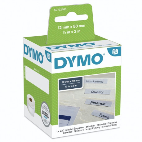 Labels DYMO LabelWriter 12x50 mm, 220 pcs. / S0722460 99017