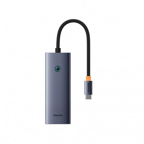 5-in-1 Hub Baseus UltraJoy Series USB-C to HDMI4K@30Hz+3xUSB 3.0+1xPD (grey)