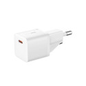 Mini wall charger Baseus GaN5 20W (white)