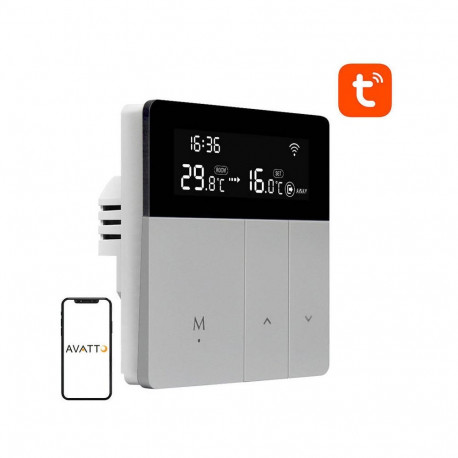 Avatto WT50 3A Wi-Fi smart DHW boiler thermostat TUYA
