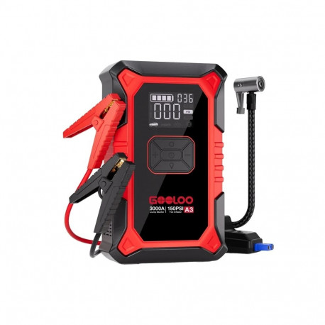 GOOLOO A3 2-in-1 Jump Starter with Compressor