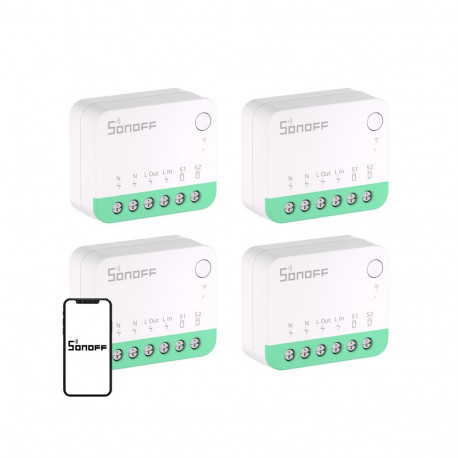 SONOFF MINIR4M (Extreme) Matter Switch 4-Pack