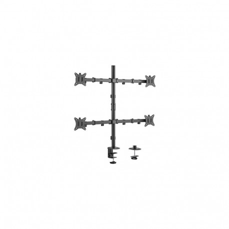 Bracket for four 17"-32" monitors
