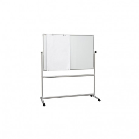 White board on wheels double-sided 2x3 1800x1200mm white/white rotating around the axis E3 ceramic g