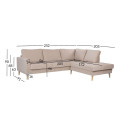 Corner sofa HANSON RC, beige