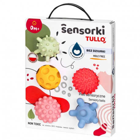 Tullo sensory shapes 5 pcs hole free pastel 801