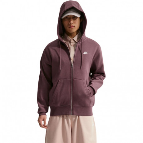 Bluza męska Nike Club BB FZ Hoodie brązowa FN3861 502 L