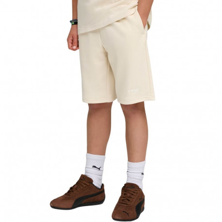 Puma laste lühikesed püksid 692974 87 ESS Small No.1 Logo 128cm, beežid