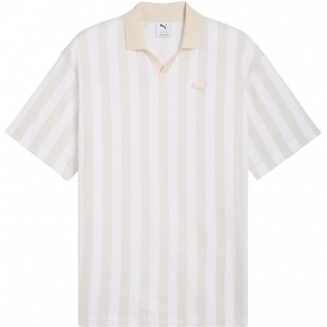 Puma meeste polosärk 692069 02 class relaxed pinnacle XL, valge-beež