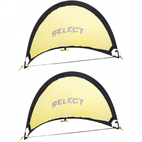 Bramka do piłki nożnej Select Pop Up 2 szt.110x80 cm żółto-czarna 800039