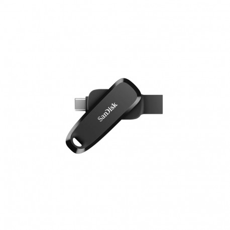 SanDisk mälupulk Ultra Slider USB Type-C + USB-A 128GB, must