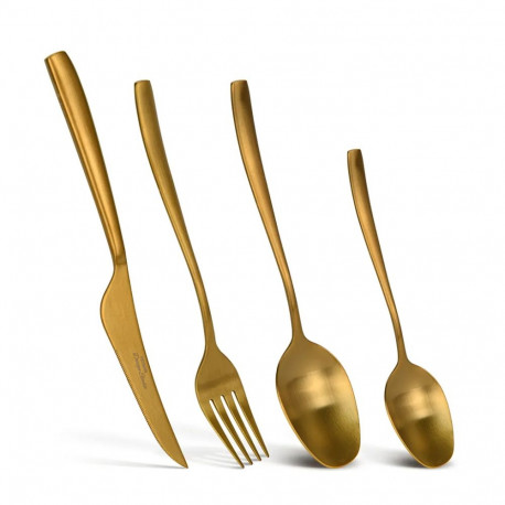 FISSMAN söögiriistade komplekt 3214 24-osaline, kuldne