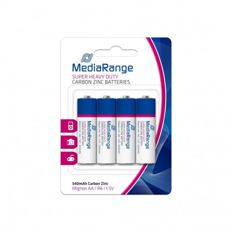 MEDIARANGE süsi-tsinkpatarei MRBAT144 AA 1.5V/4PCS