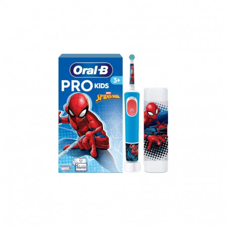 BRAUN laste elektriline hambahari D103SPIDERMAN/F Spiderman reisikarbiga