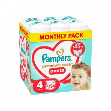 Pampers püksmähkmed 4 9-15kg 124tk 80894763 (8006530315852)