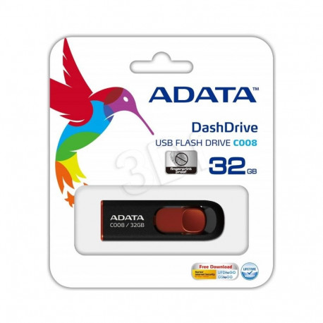 A-DATA Classic C008 32GB Black+Red