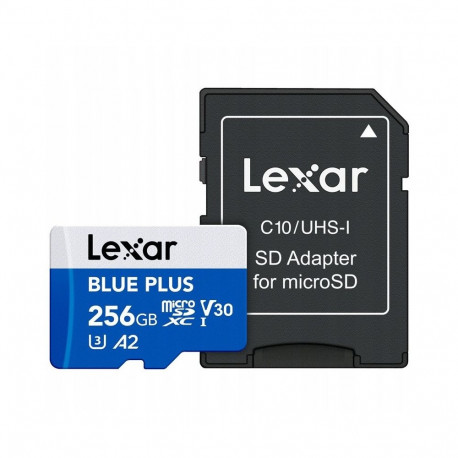 MEMORY MICRO SDXC 256GB UHS-I/W/A LMSBLPL256G-BNANG LEXAR
