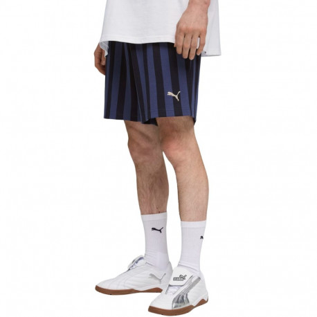 Puma meeste lühikesed püksid Class 8 692355 16 L, must-tumesinine