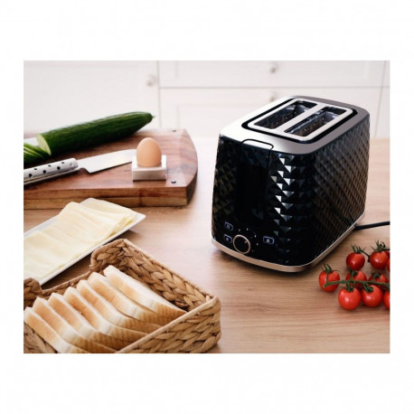 TO280C ELDOM Toaster TOSTI, bun rack, defrost system, black