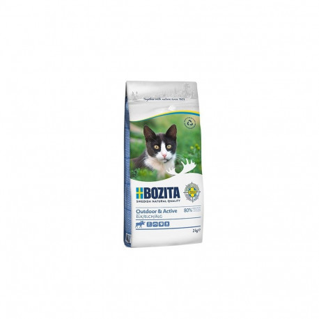 BOZITA kuiv kassitoit outdoor & active põdralihaga 2kg