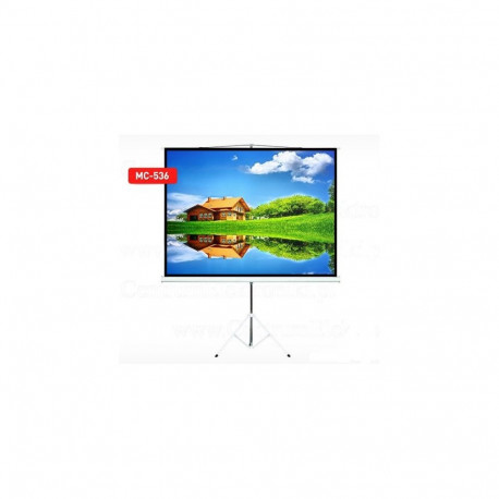 Projection Screen With 200x200 Tripods Maclean MC-680