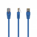 Patch cord cat.5e moulded strain relief 0.25m blue