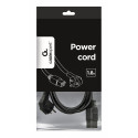 Euro plug to C19 socket power cord 1,8m 16A