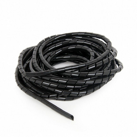 Spiral Cable Organizer - 12mm x 10m, Black