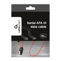 Cable SATA DATA III metal clips 50cm