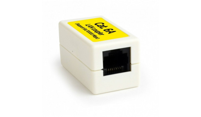 Coupler Cat. 6 LAN8P8C RJ-45F/white