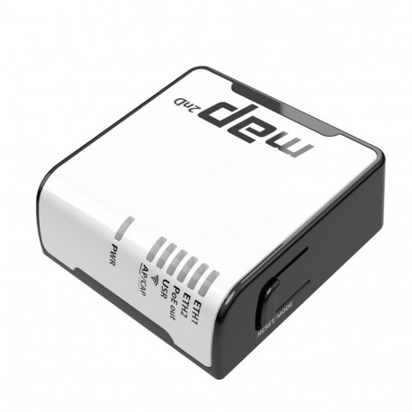 Mikrotik juurdepääsupunkt mAP Power over Ethernet (PoE), must, valge