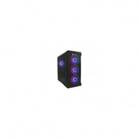GENESIS Irid 503 ARGB Micro Tower Black, Transparent