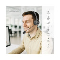 Wireless mono headset flexible microphone