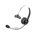 Wireless mono headset flexible microphone