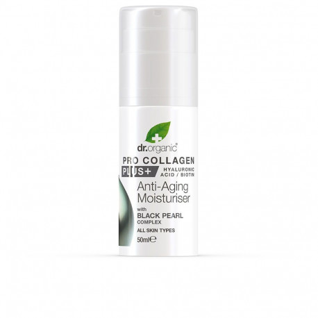 DR. ORGANIC PRO COLAGENO+ kreem vananemisvastane musta pärliga 50ml
