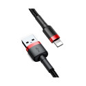 Baseus Cafule USB Lightning Cable 2.4A 1m / red/black