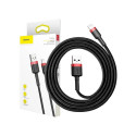 Baseus Cafule USB Lightning Cable 2.4A 1m / red/black