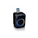 Lenco PA-101BK Portable speaker with microphone