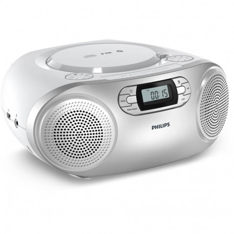 Philips kaasaskantav CD-mängija TAZ2000S/10 FM-raadioga, hõbe