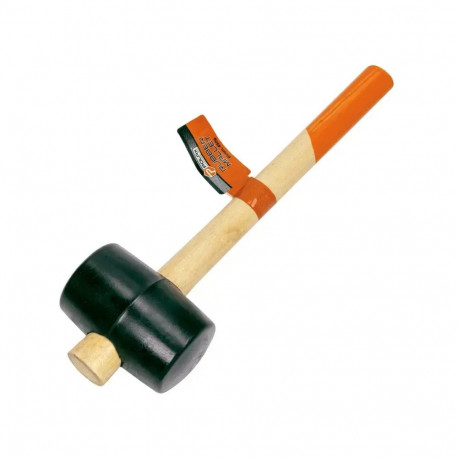 Polax rubber mallet with wooden handle| 60mm | 450 g