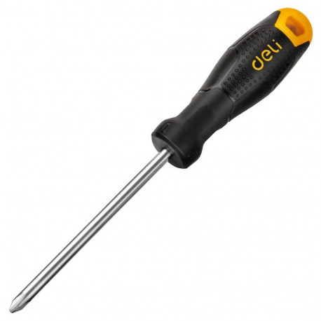 Phillipsi kruvikeeraja PH1x75mm Deli Tools EDL625075 (must)