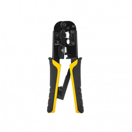 Deli Tools EDL4971 Ethernet Connector Crimping Pliers, 4|6|8P, RJ45|RJ14|RJ12|RJ9