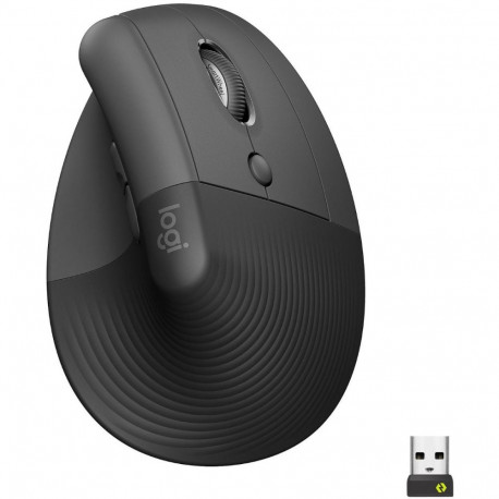 Ergonoomiline hiir Logitech Lift must