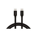 USB kaabel Swissten USB-C - USB-C, 1.2m, must
