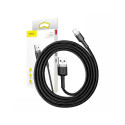 Baseus Cafule USB Lightning Charging Cable 2.4A 0.5m / gray/black